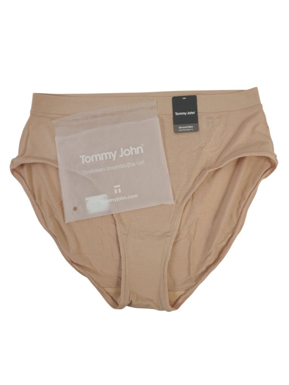 NEW Tommy John Second Skin High Rise Brief Sz L Maple Sugar Women's Underwear